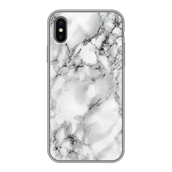 Чехол с рисунком «Белый мрамор» для iPhone X Чехол с рисунком «Белый мрамор» для iPhone X