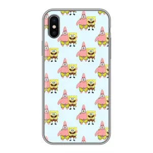 Чехлы с Патриком на iPhone X (Боб и Патрик)