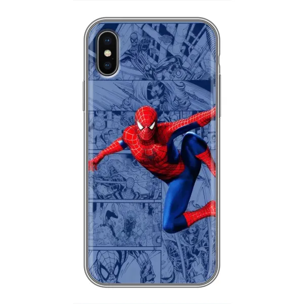 Чехол с рисунком «Человек Паук» для iPhone X