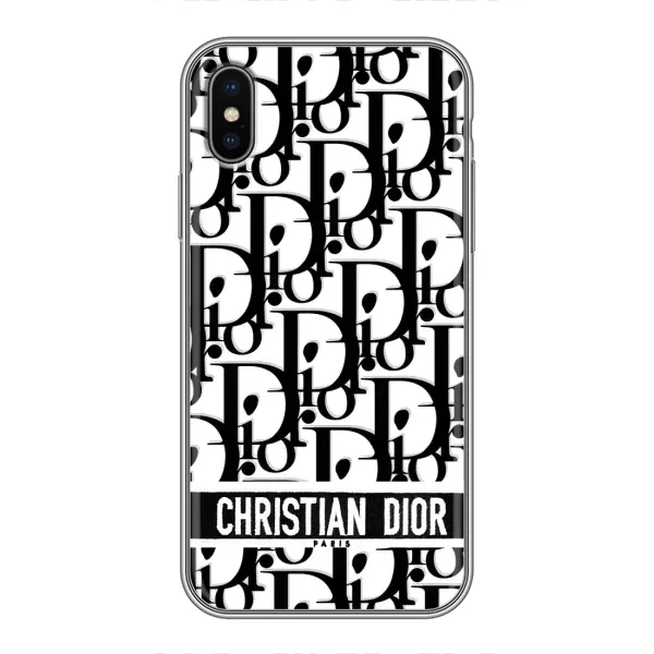 Чехол с рисунком «Christian Dior» для iPhone X
