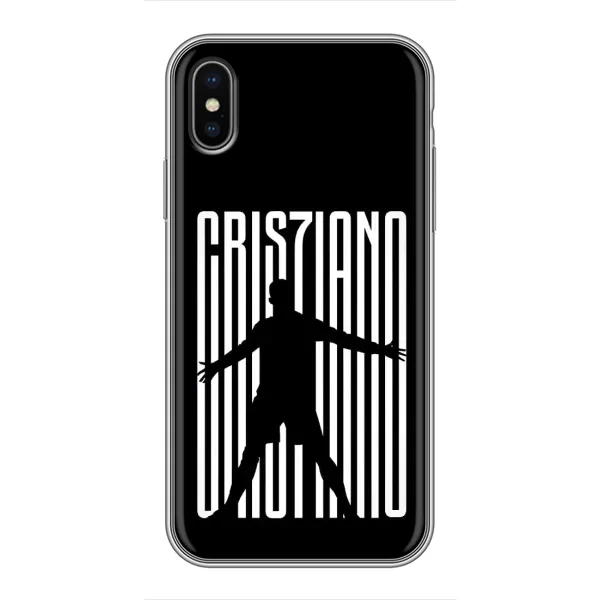 Чехол с рисунком «Cristiano» для iPhone X