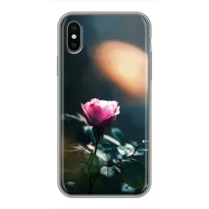 Чехлы с принтом Розочки для iPhone X (Цветок ночной)