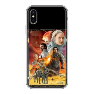 Чехол с рисунком «Д Ю Н А» для iPhone X