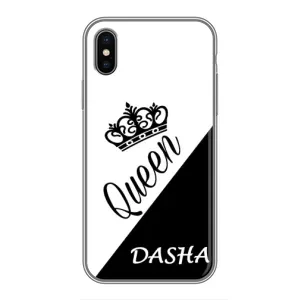 Именные Женские Чехлы для iPhone X (DASHA)