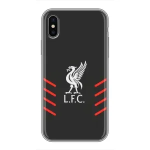 Силиконовые Чехлы принт Футбол на iPhone X (Эмблема Liverpool)