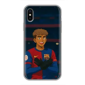 Чехол Ламин Ямаль на Айфон 10 (Футболист Ямаль)