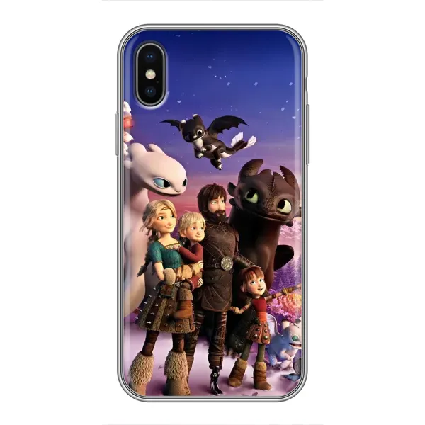 Чехол с рисунком «Герои дракона» для iPhone X Чехол с рисунком «Герои дракона» для iPhone X