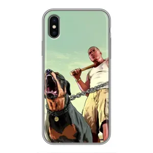 Чехол с рисунком «GTA» для iPhone X