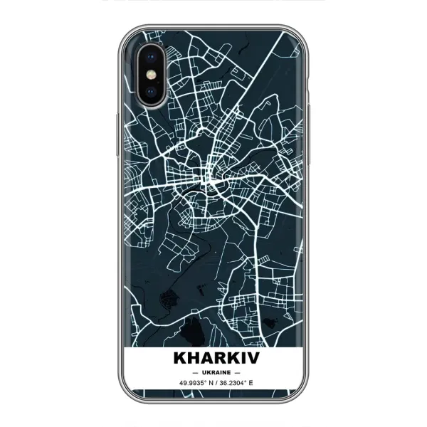 Чехол с рисунком «Харьков» для iPhone X Чехол с рисунком «Харьков» для iPhone X
