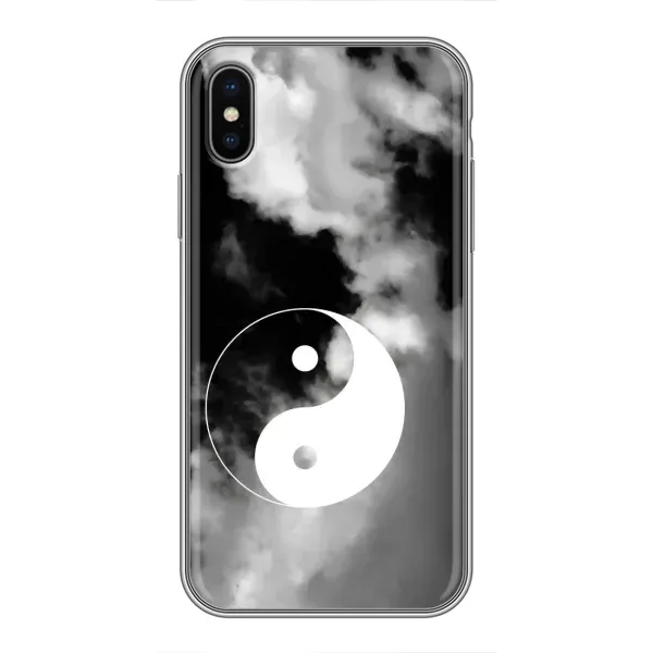 Чехол с рисунком «Инь-Янь» для iPhone X Чехол с рисунком «Инь-Янь» для iPhone X