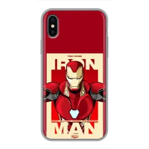 Чехол Супергерой Железный человек на iPhone X (Iron man)
