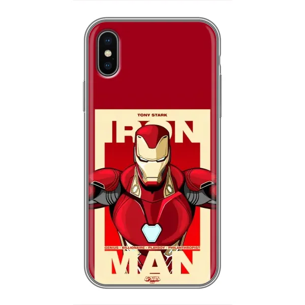 Чехол с рисунком «Iron man» для iPhone X Чехол с рисунком «Iron man» для iPhone X