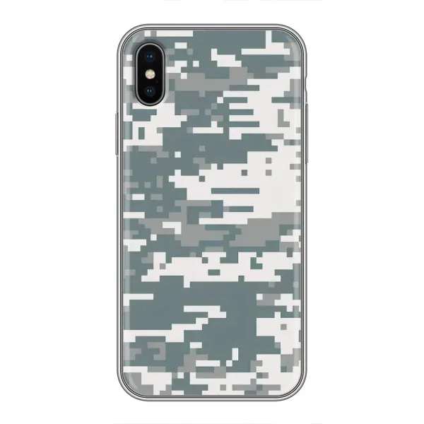 Чехол с рисунком «Камуфляжный Хаки» для iPhone X Чехол с рисунком «Камуфляжный Хаки» для iPhone X