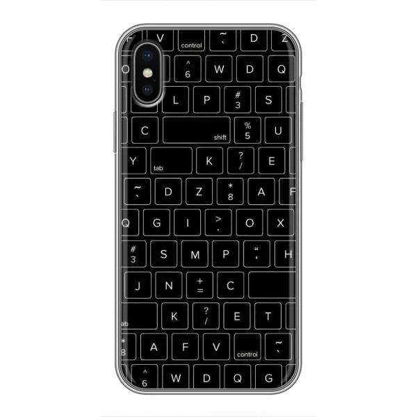 Чохол з малюнком «Клавіатура» для iPhone X Чохол з малюнком «Клавіатура» для iPhone X