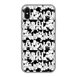 Чехлы с принтом Микки Маус на iPhone X (Коллаж Микки Маус)