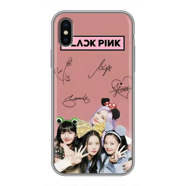 Чехол с рисунком «Корейская группа» для iPhone X