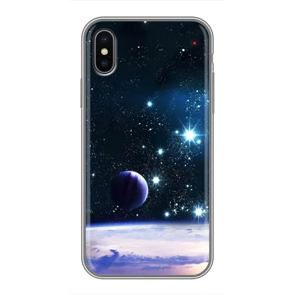 Чехол с рисунком «Космический вид» для iPhone X Чехол с рисунком «Космический вид» для iPhone X