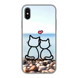 Силіконові Чохли Коханій людині для iPhone X (Котейки)