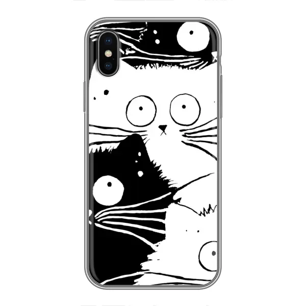 Чехол с рисунком «КОТИКИ» для iPhone X Чехол с рисунком «КОТИКИ» для iPhone X