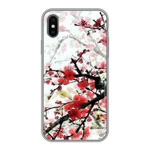 Чехол с принтом САКУРЫ на iPhone X (Красивая Сакура)