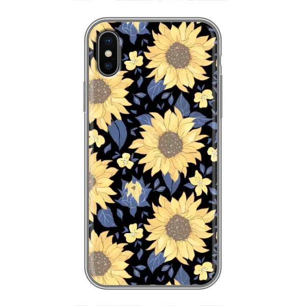 Чехол с рисунком «красивые цветы» для iPhone X Чехол с рисунком «красивые цветы» для iPhone X