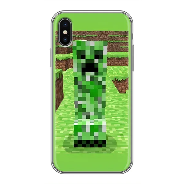 Чехол с рисунком «Крипер 2» для iPhone X Чехол с рисунком «Крипер 2» для iPhone X