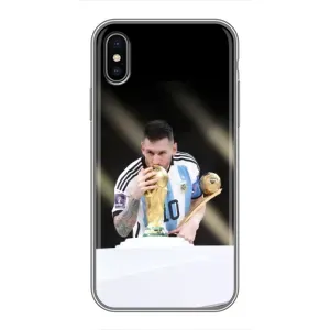 Чехлы Лео Месси Аргентина для iPhone X (Кубок Мира)