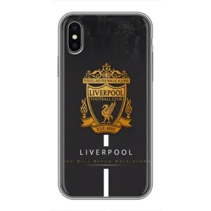 Силиконовые Чехлы принт Футбол на iPhone X (Liverpool)