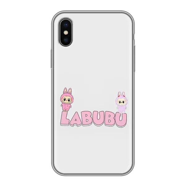 Чехол с рисунком «Логотип Лабубу» для iPhone X Чехол с рисунком «Логотип Лабубу» для iPhone X
