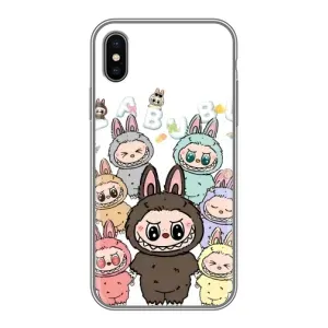 Чехол с принтом Лабубу для iPhone X (Маленькие Лабубу)