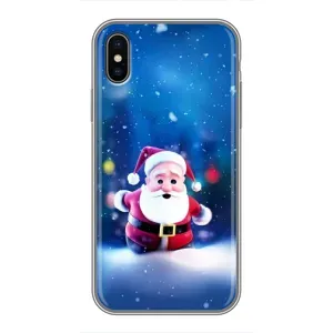 Чохли на Новий Рік iPhone X (Маленький Дід Мороз)