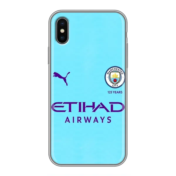 Чехол с рисунком «Man City» для iPhone X