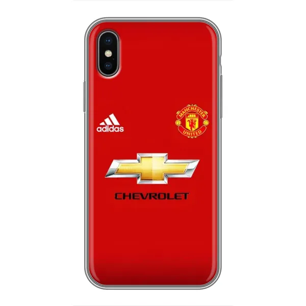 Чехол с рисунком «Man United» для iPhone X