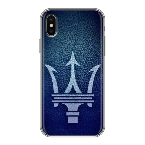 Чехол с рисунком «Лого Maserati» для iPhone X