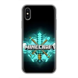 Чехол майнкрафт для iPhone X (MineCraft 2)