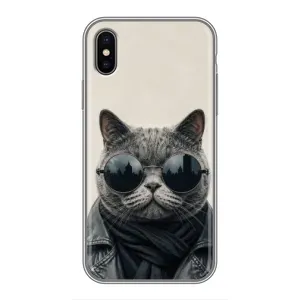 Чохол на тематику: Коти для iPhone X (Модний кіт)