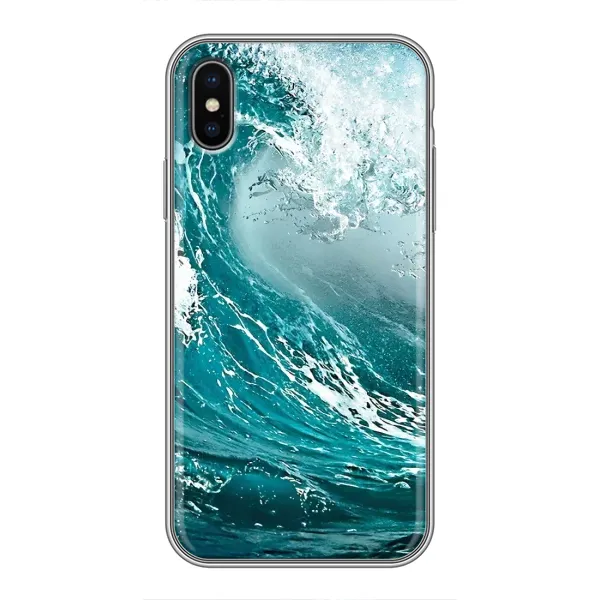 Чехол с рисунком «Морская волна» для iPhone X Чехол с рисунком «Морская волна» для iPhone X
