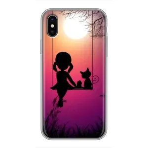 Чехол с рисунком «На качели» для iPhone X