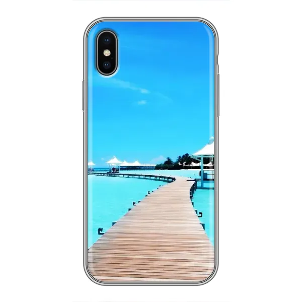 Чехол с рисунком «Набережная» для iPhone X Чехол с рисунком «Набережная» для iPhone X
