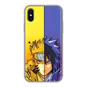 Купить Чохли на телефон з принтом Anime для iPhone X (Naruto Vs Sasuke)