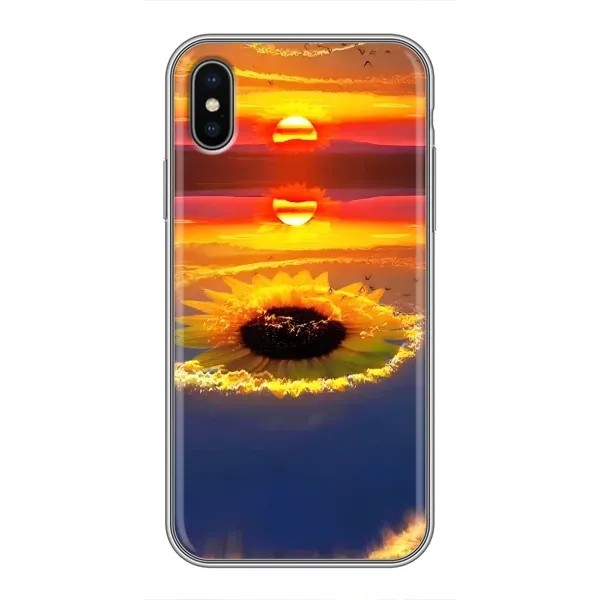 Чехол с рисунком «Небо подсолнух» для iPhone X Чехол с рисунком «Небо подсолнух» для iPhone X