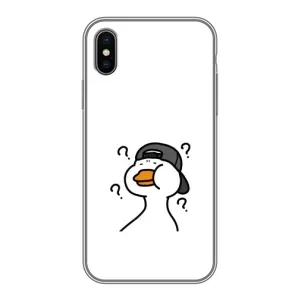 Бампер с принтом Мемы для iPhone X (Непонимание)
