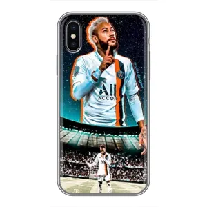 Силиконовый Чехол iPhone X (Неймар ПСЖ)