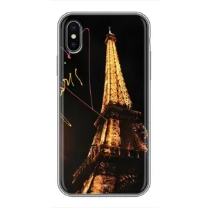 Чехол с Эйфелевой башней на iPhone X (Paris)