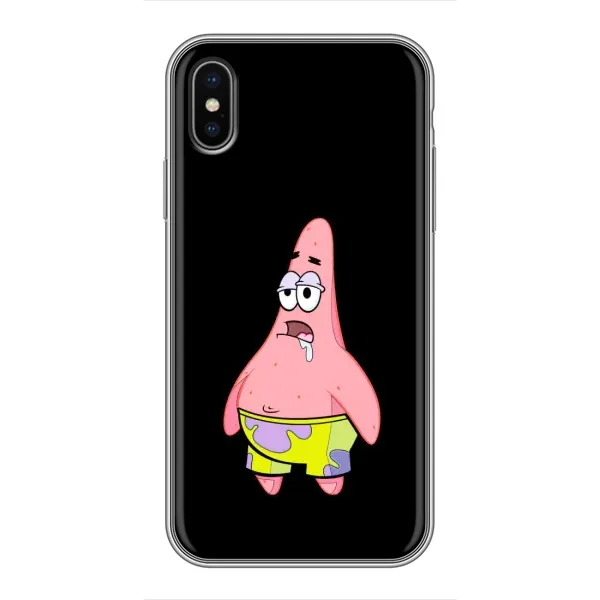 Чехол с рисунком «Патрик завис» для iPhone X