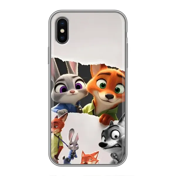 Чехол с рисунком «Персонажи Зоо» для iPhone X Чехол с рисунком «Персонажи Зоо» для iPhone X