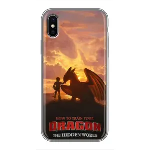 Чехол с рисунком «Постер Беззубика» для iPhone X