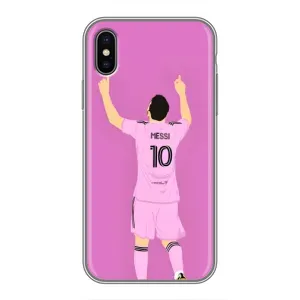 Чехлы Лео Месси в Майами на iPhone X (Празднование Месси)