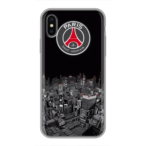 Чехол с рисунком «PSG» для iPhone X
