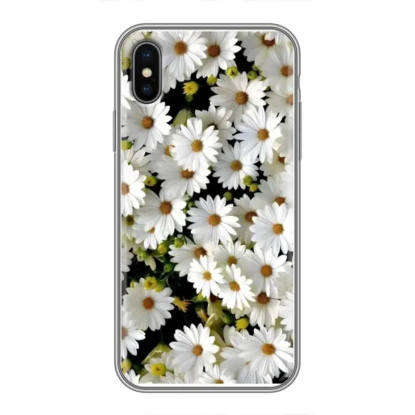 Чохол з малюнком «Рамка в ромашках» для iPhone X Чохол з малюнком «Рамка в ромашках» для iPhone X